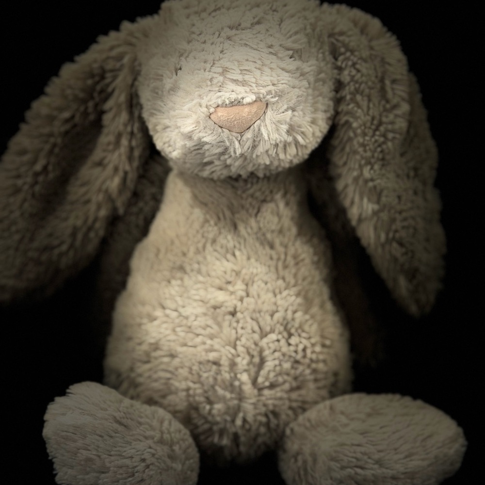 RETIRED Jellycat Bashful Bunny – Silver Grey – 12” 🐰